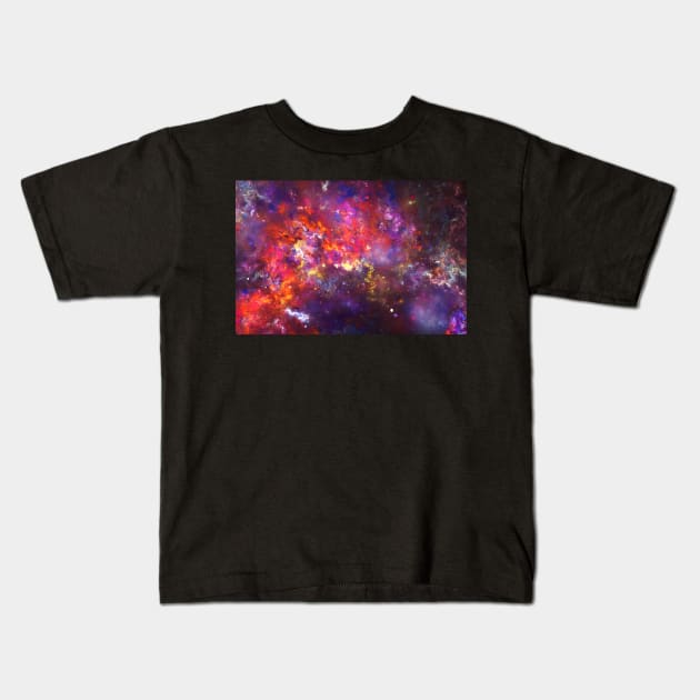 Wild cosmos 5 Kids T-Shirt by krinichnaya